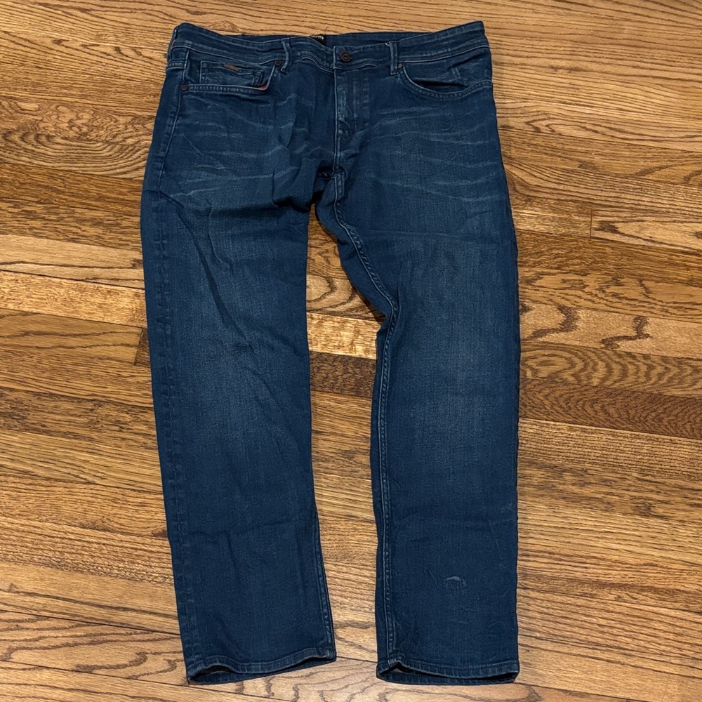 Hugo Boss Men's Blue 38/32 Jeans